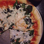 vegan cheese pizza at Rad's