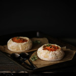 vegan cream of tomato soup bread bowls 3