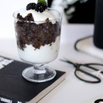 vegan chai black rice pudding