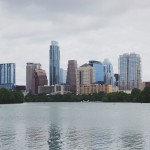 view from Ann and Roy Butler Hike-and-Bike Trail at Lady Bird Lake